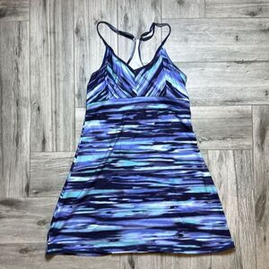 Tehama Women's Blue Racerback Athletic Summer Dress Size Small